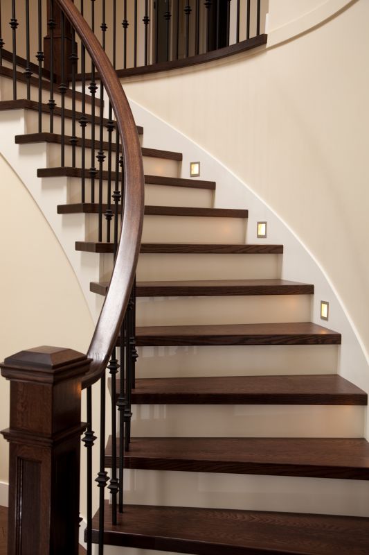 Curved Staircase Installation in Alpharetta, GA