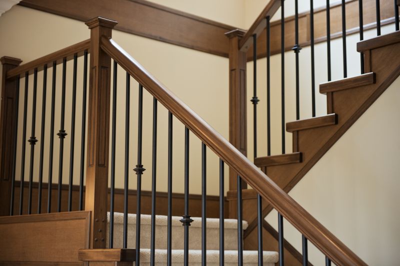 Wooden Banister Installation in Kansas City, KS
